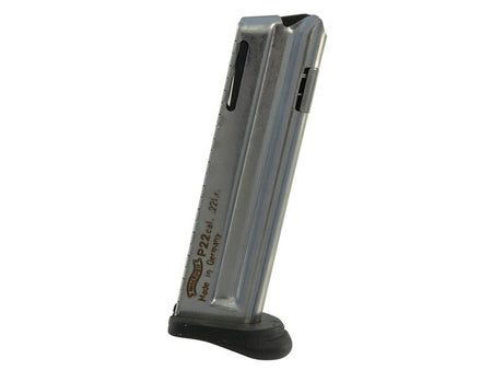 Walther P22Q 10rd .22 LR Pistol Magazine with Finger Rest