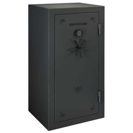 Stack-On Sovereign Gray 36 Gun Fire and Water Rated Safe with Electronic Lock 59"