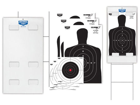 B/C Target EZE-Scorer Sharpshooter Tab-Lock Paper Target Assortment
