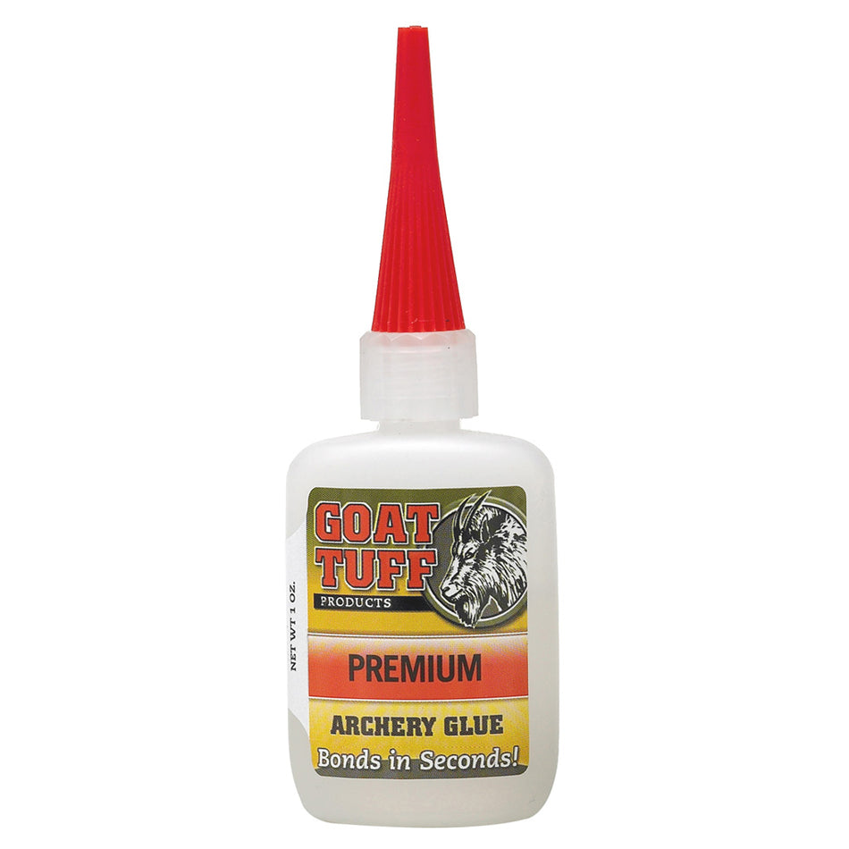 GoatTuff Premium Grade Glue for Arrow Vanes and Nocks 1 oz.