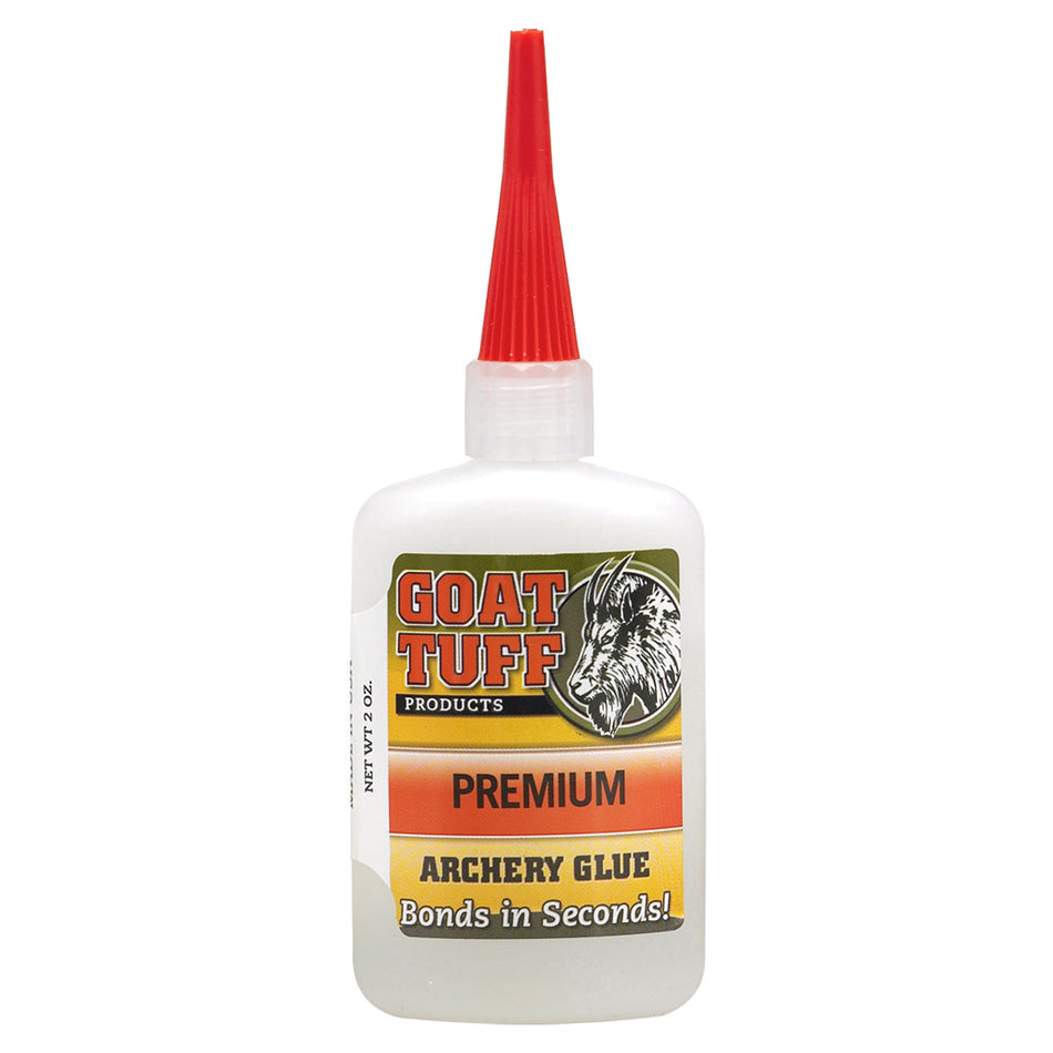 GoatTuff Premium Grade Glue for Arrow Vanes and Nocks 2 oz.