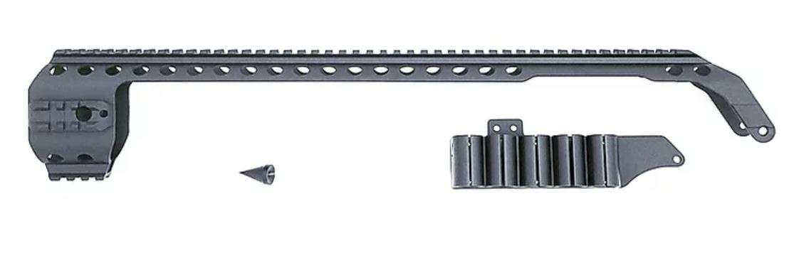 Black Aces Tactical Shockwave Quad Rail & Side Shell Holder for Mossberg