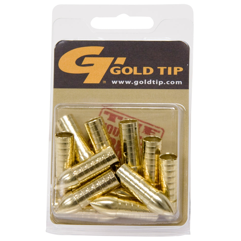 Gold Tip Triple X Glue-In Points 100 Grain 12 Pack