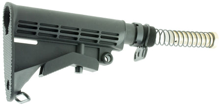 Aim Sports ARSTKCC Complete 6-Position M4 Stock with Mil-Spec Buffer Tube for AR-Platform, Black