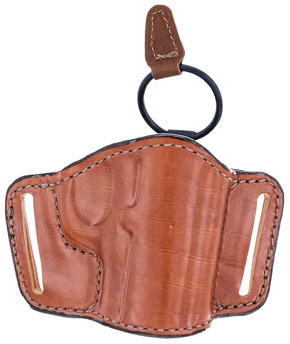 Bianchi 105 Minimalist 19242 Tan Leather OWB Open Top Holster for 2" S&W J-Frame/Ruger SP101 Right Hand