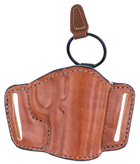 Bianchi 19254 105 Minimalist Outside Waistband Holster Tan Leather Size 13/15 Fits Glock 17/19/22/23 Right Hand