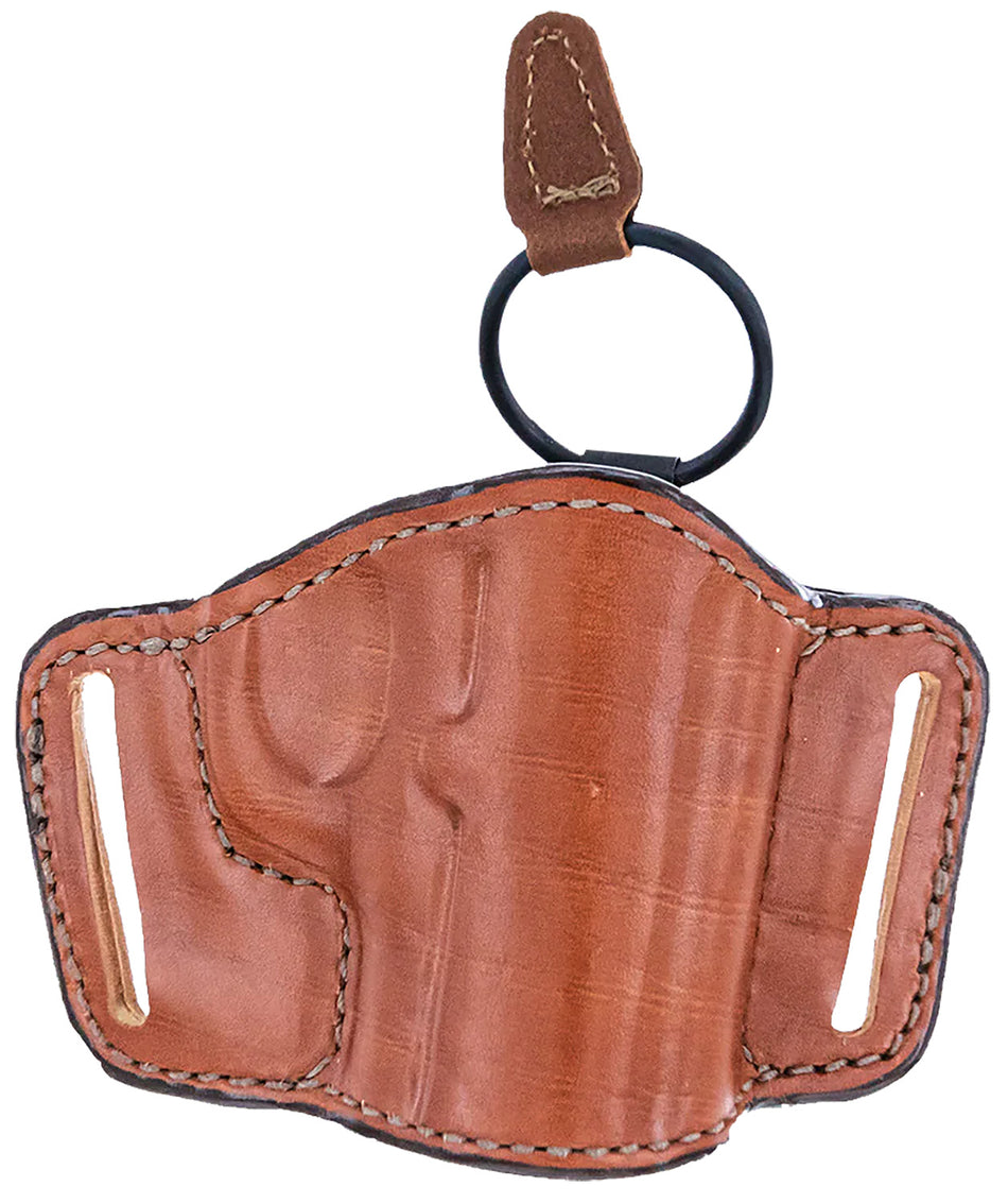Bianchi 19256 105 Minimalist Outside Waistband Holster Tan Leather Size 14 Fits Sig P365/Glock 42 Right Hand