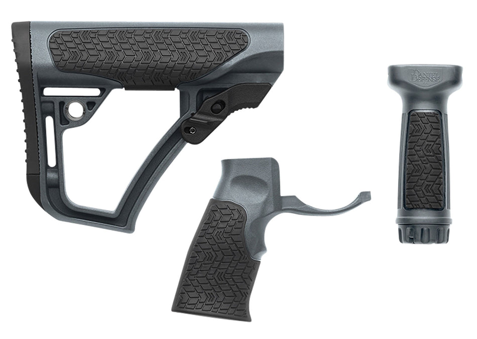 Daniel Defense OEM Tornado Polymer Adjustable Buttstock with Pistol Grip Mil-Spec AR-Platform
