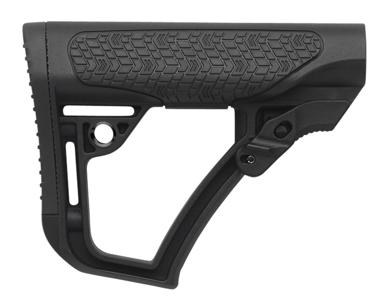Daniel Defense OEM Adjustable Buttstock Black Synthetic for AR-Platform Mil-Spec Receiver Extension