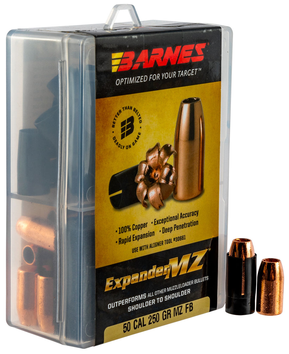 Barnes Expander MZ Muzzleloader .50 Cal 250 Grain Hollow Point 24-Round Box