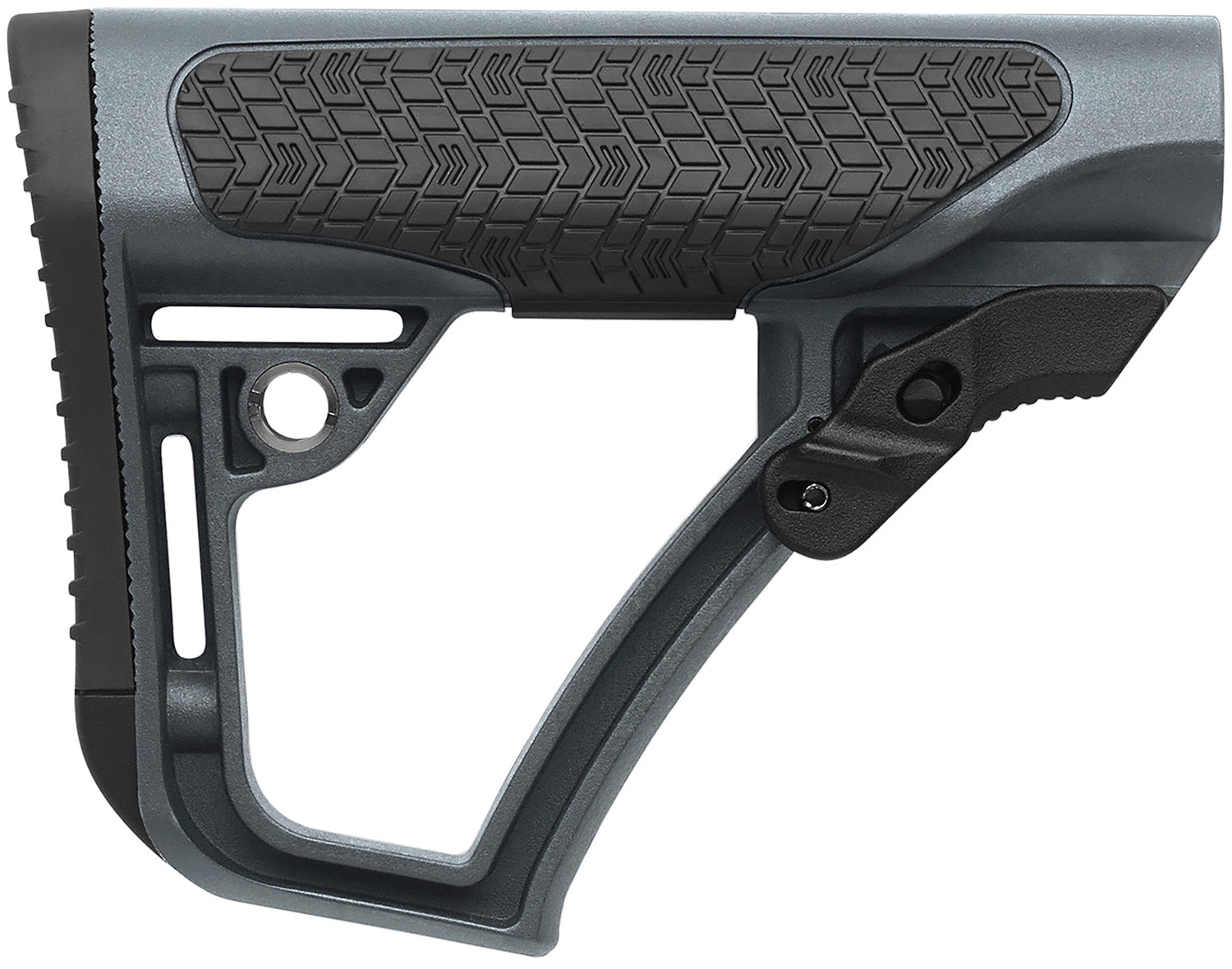 Daniel Defense 2109104179012 OEM AR-Platform Mil-Spec Adjustable Stock Tornado Gray Polymer No Tube