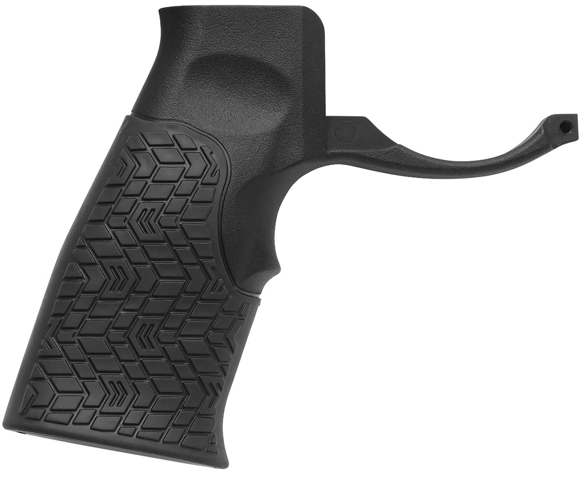 Daniel Defense 2107105177006 AR-15 Pistol Grip Black Polymer with Oversized Trigger Guard