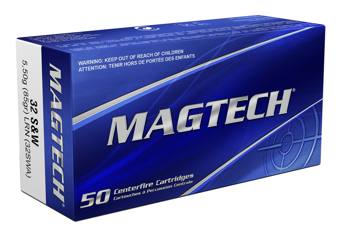 Magtech .32 S&W Long 32SWA Sport Shooting Range/Training Lead Round Nose LRN 85 Grain