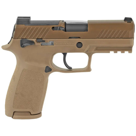 Sig Sauer P320 M18 9mm Coyote Tan Optic-Ready Pistol with 17RD & 21RD Magazines