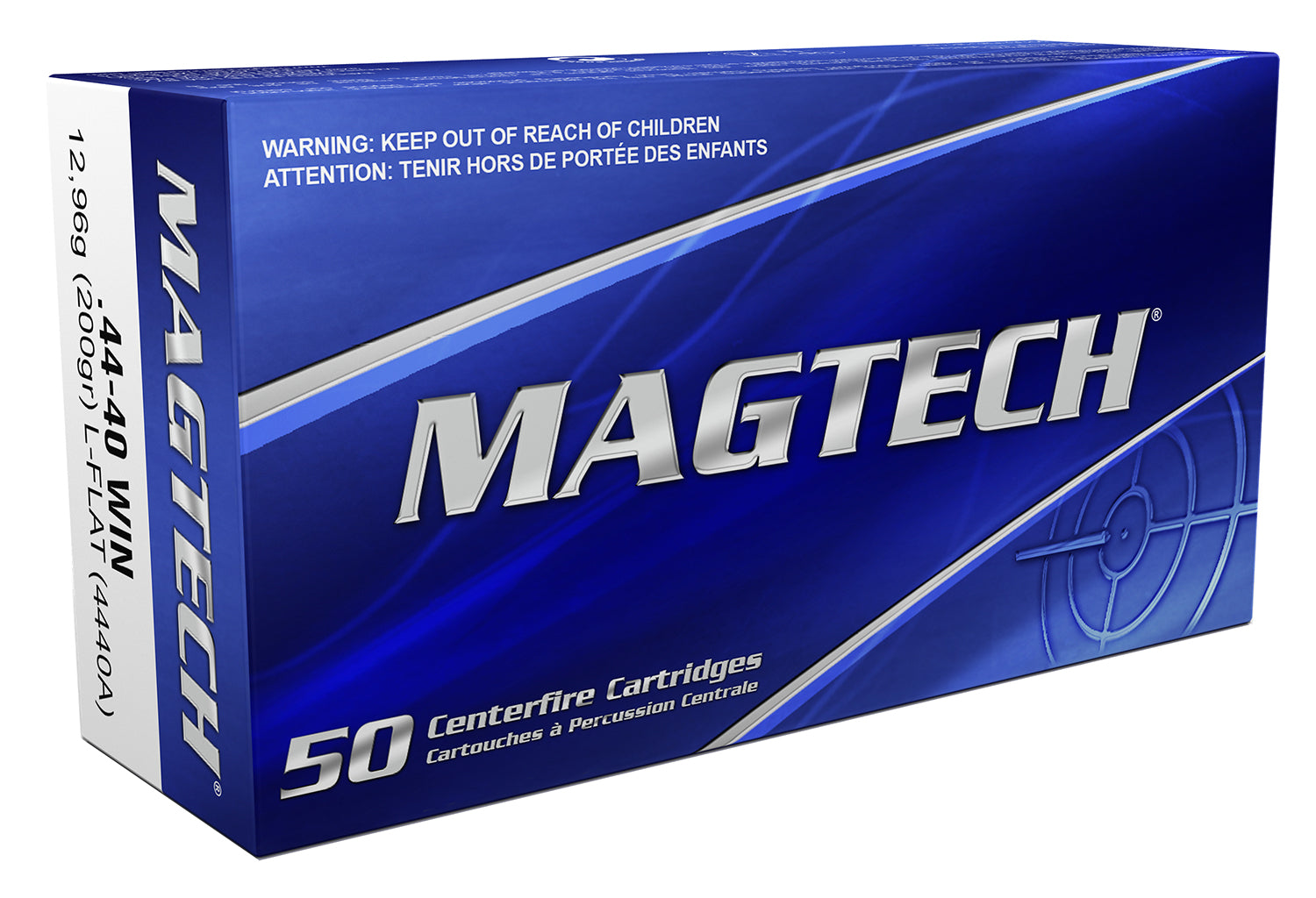 Magtech .44-40 Winchester 4440A Range/Training Lead Flat Nose 200 Grain