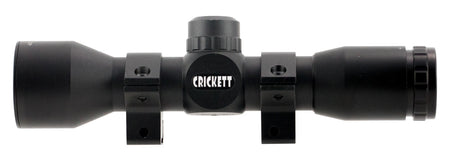 Crickett Quick Focus Black 4x32mm 1" Tube Mil-Dot Reticle Includes Rings for Rimfire Rifles