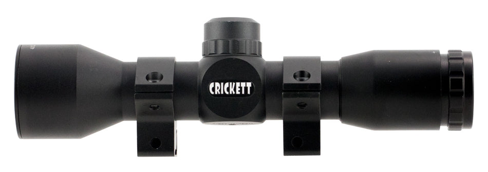 Crickett Quick Focus Black 4x32mm 1" Tube Mil-Dot Reticle Includes Rings for Rimfire Rifles