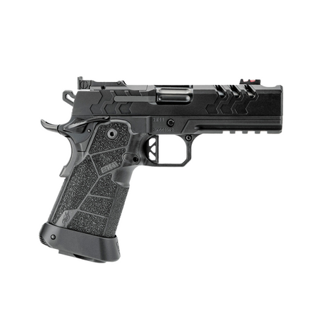Kimber Mfg, Inc 3500073 2K11 Pro Compact 9mm Luger 19+1 4.25" Black DLC Stainless Steel Compensated Barrel & Lightening Cut/Optic Ready/Serrated Slide, Black Stainless Steel Frame w/Beavertail & Picat