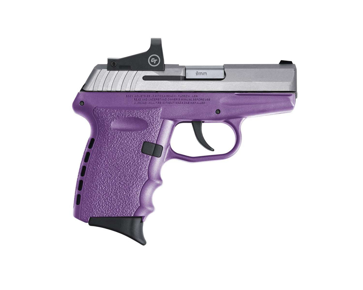 SCCY CPX-2TTRD 9mm Pistol - Titanium/Purple