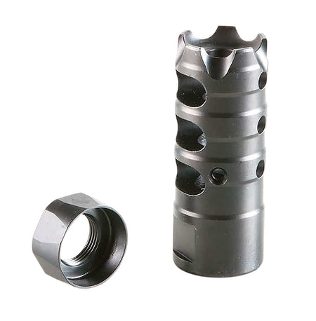 POF 00308 Triple Port Muzzle Brake 1/2x28 Black Nitride 223 Rem 5.56x45mm NATO