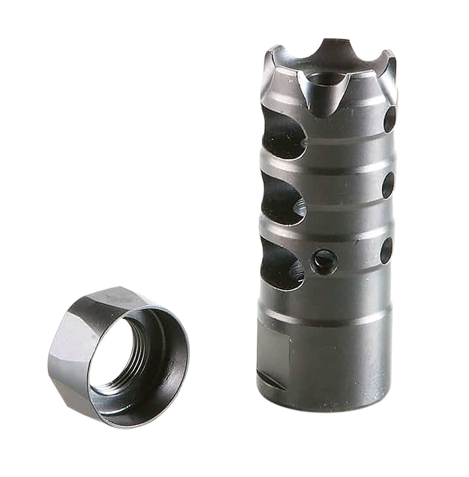 POF 00308 Triple Port Muzzle Brake 1/2x28 Black Nitride 223 Rem 5.56x45mm NATO