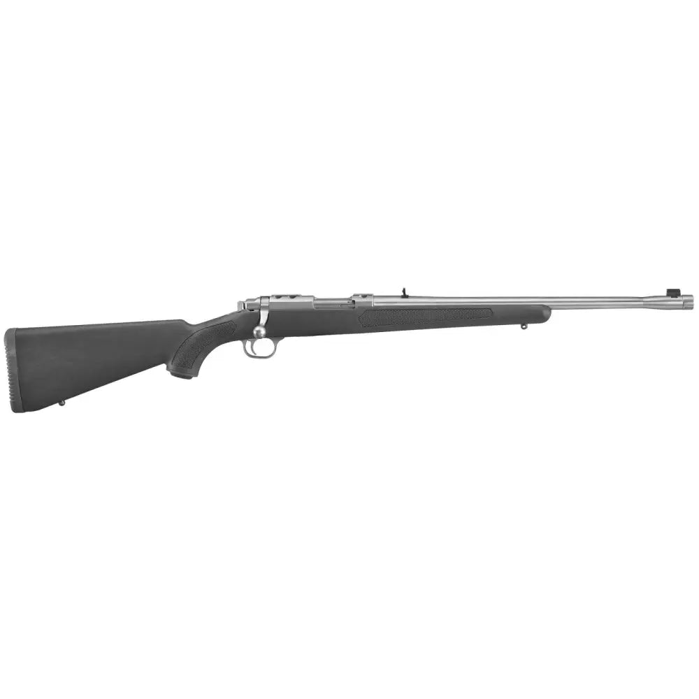 RUGER 77/44 44MAG BOLT RIFLE, 18.5" STS THREADED BBL, BLK SYNTHC STOCK, 4RD