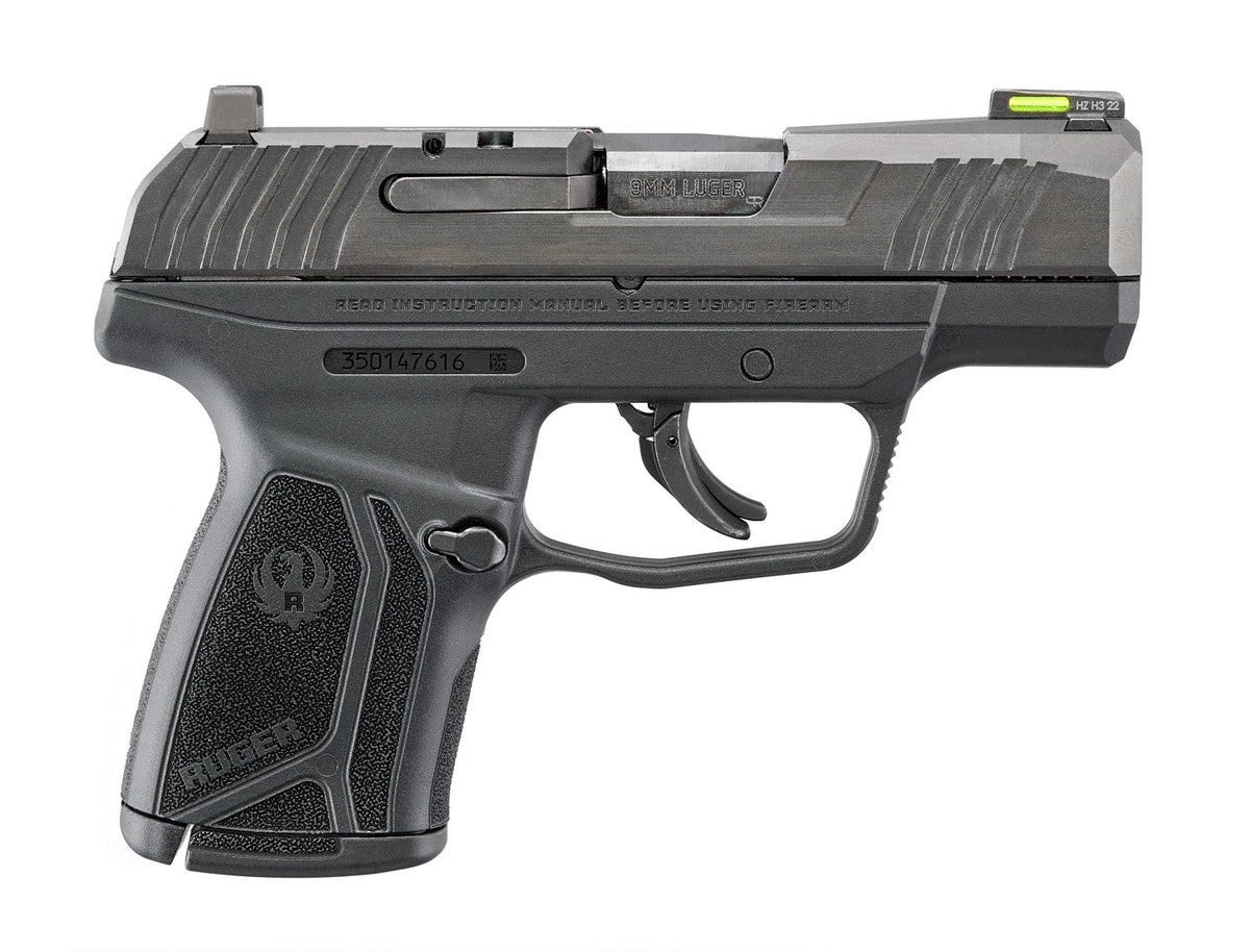 Ruger 3518 MAX-9 CA Compliant Compact 9mm Luger Pistol, 10+1, 3.20" Barrel, Black