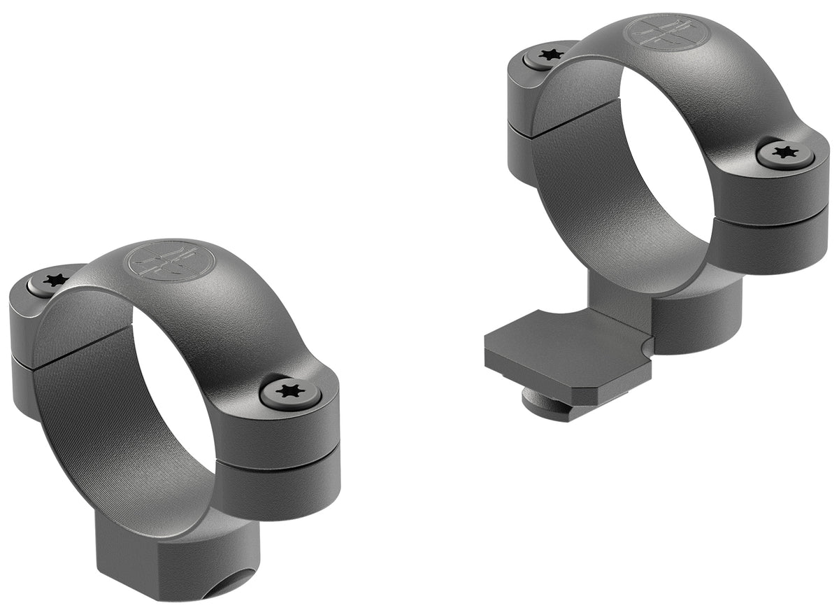 Leupold 51035 STD 30mm High Extended Matte Black Steel Ring Set