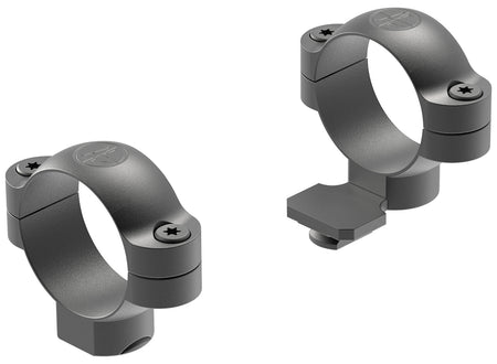 Leupold 51035 STD 30mm High Extended Matte Black Steel Ring Set