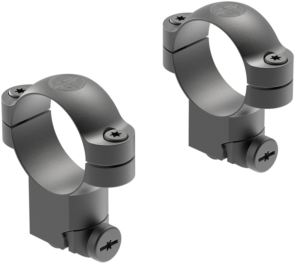 Leupold 51043 Ruger M77 Ringmounts 30mm Super High Matte Black Steel