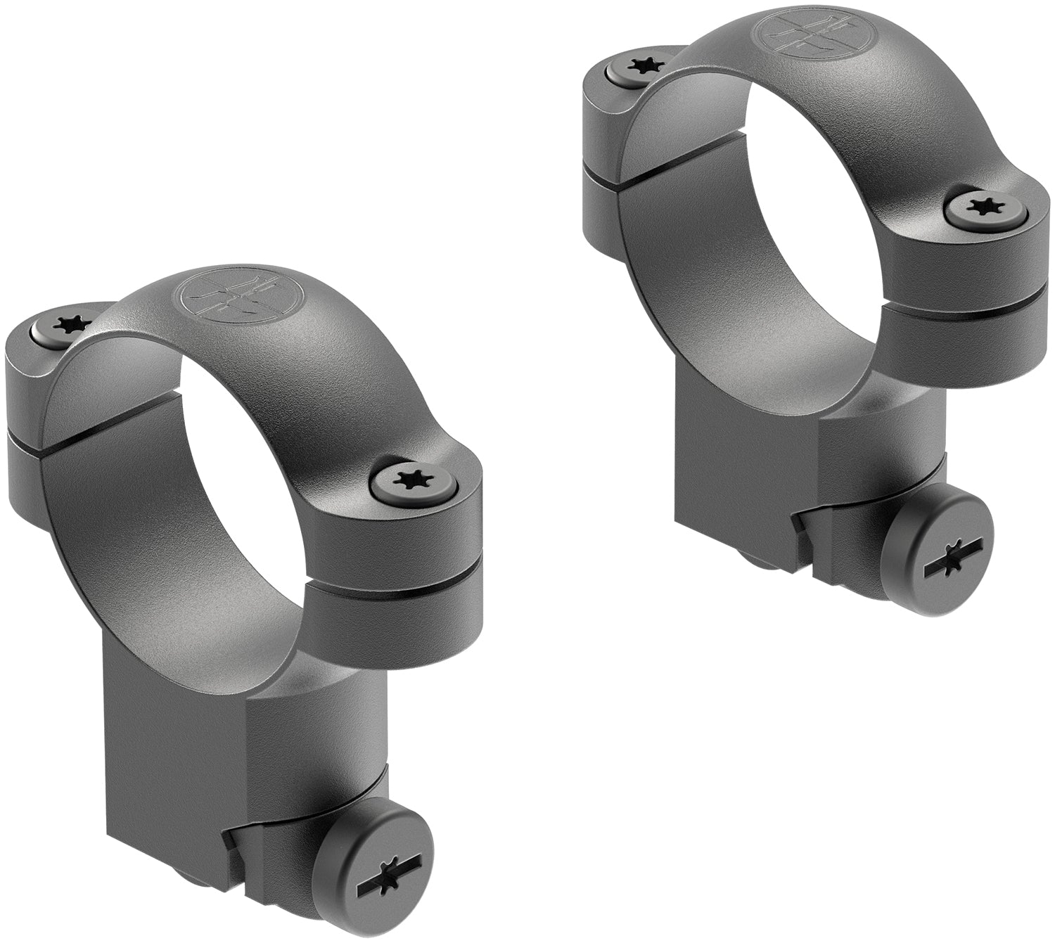 Leupold 51043 Ruger M77 Ringmounts 30mm Super High Matte Black Steel