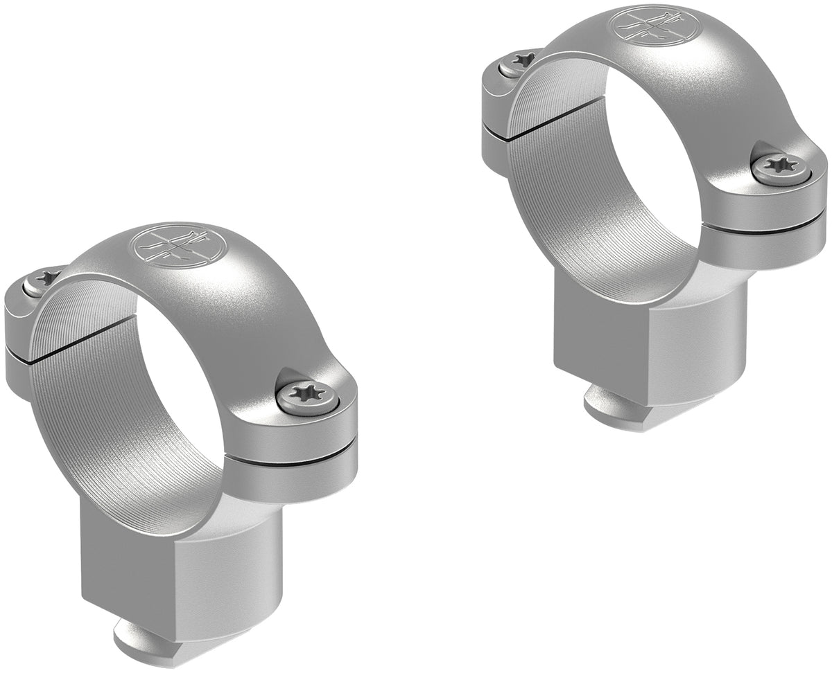 Leupold 51730 Silver 1" High Dual Dovetail Scope Ring Set