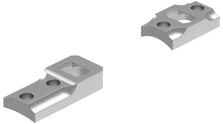 Leupold 51727 Remington 700 Dual Dovetail Base Set in Silver