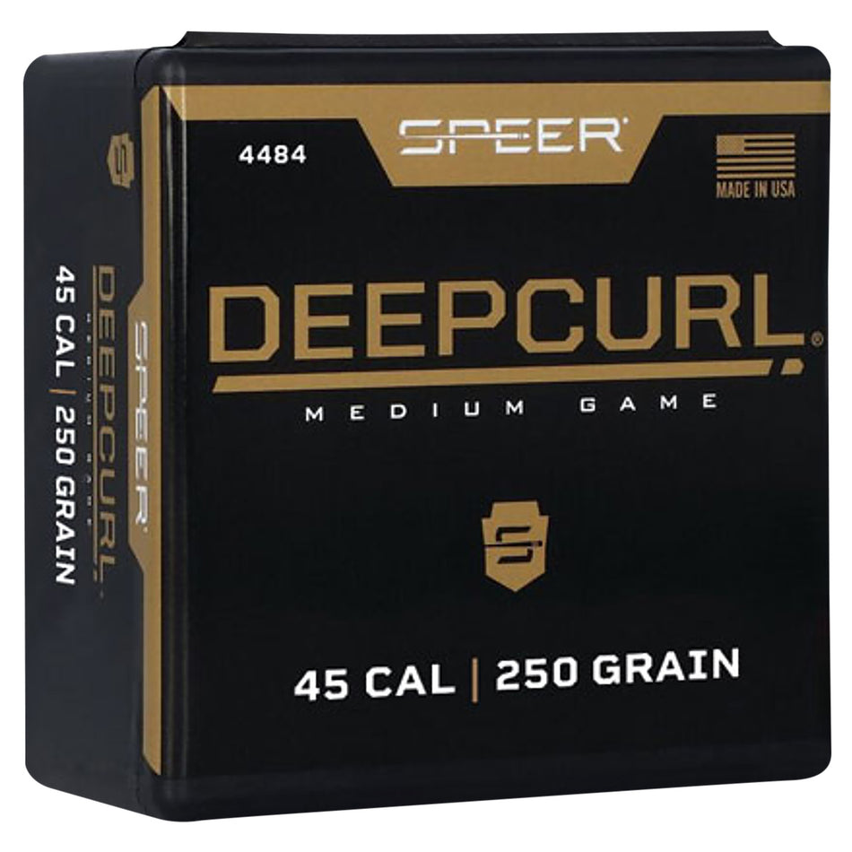 Speer 4484 DeepCurl 45 Caliber 250 Grain Hollow Point Bullets Box of 50