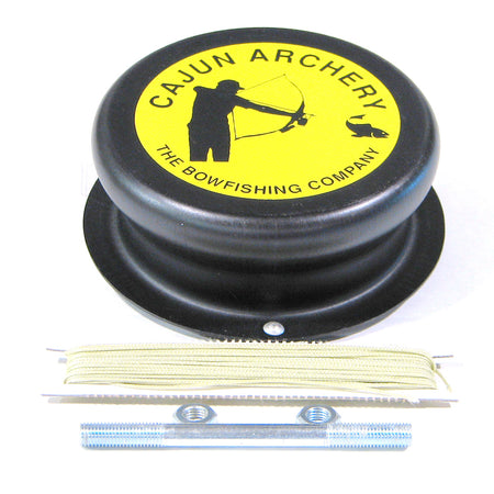 Cajun Drum Bowfishing Reel Aluminum 5 in. with 50 ft. Braided Line