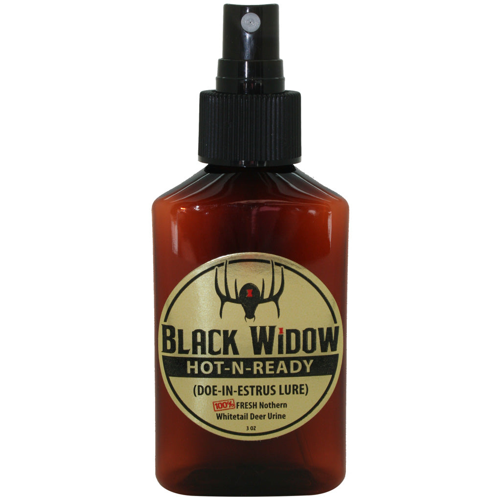 Black Widow Hot-N-Ready Deer Attractant Northern Estrus Scent 3 oz.