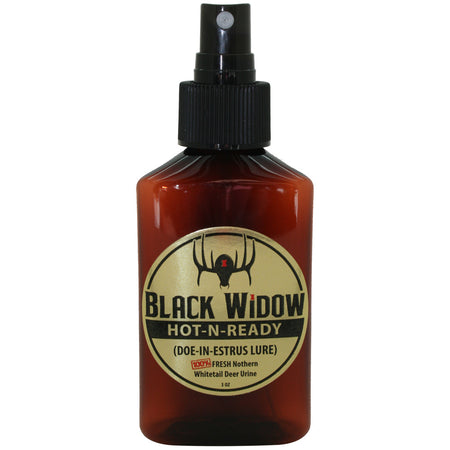 Black Widow Hot-N-Ready Deer Attractant Northern Estrus Scent 3 oz.