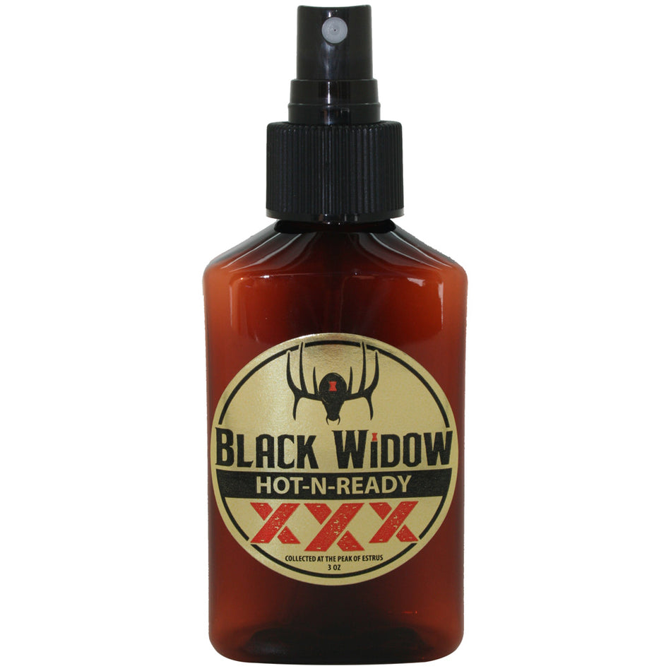 Black Widow Hot-N-Ready XXX Northern Doe Estrus Deer Scent 3 oz.