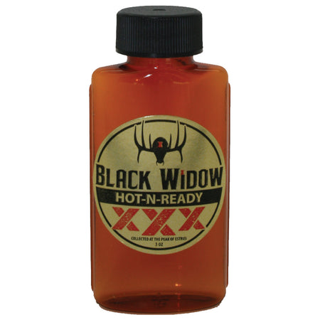 Black Widow Hot-N-Ready XXX Northern Doe Estrus Deer Scent 1.25 oz.