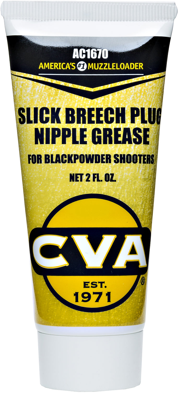 CVA AC1670 2 oz Slick Breech Plug/Nipple Anti-Seize Grease Squeeze Tube for Muzzleloaders