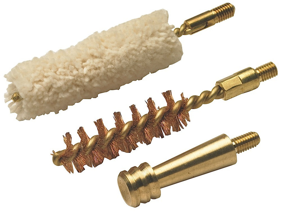 CVA AC1466A 45 Caliber Ramrod Cleaning Accessory Pack Brush Swab and Jag