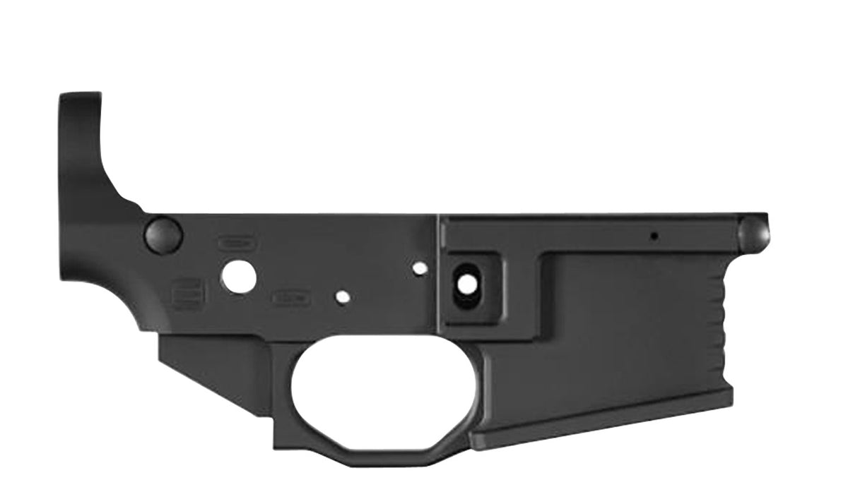 Black Rain Ordnance BROMLRBLK Milled AR-Platform Lower Receiver - 7075-T6 Aluminum, Black Anodized Finish
