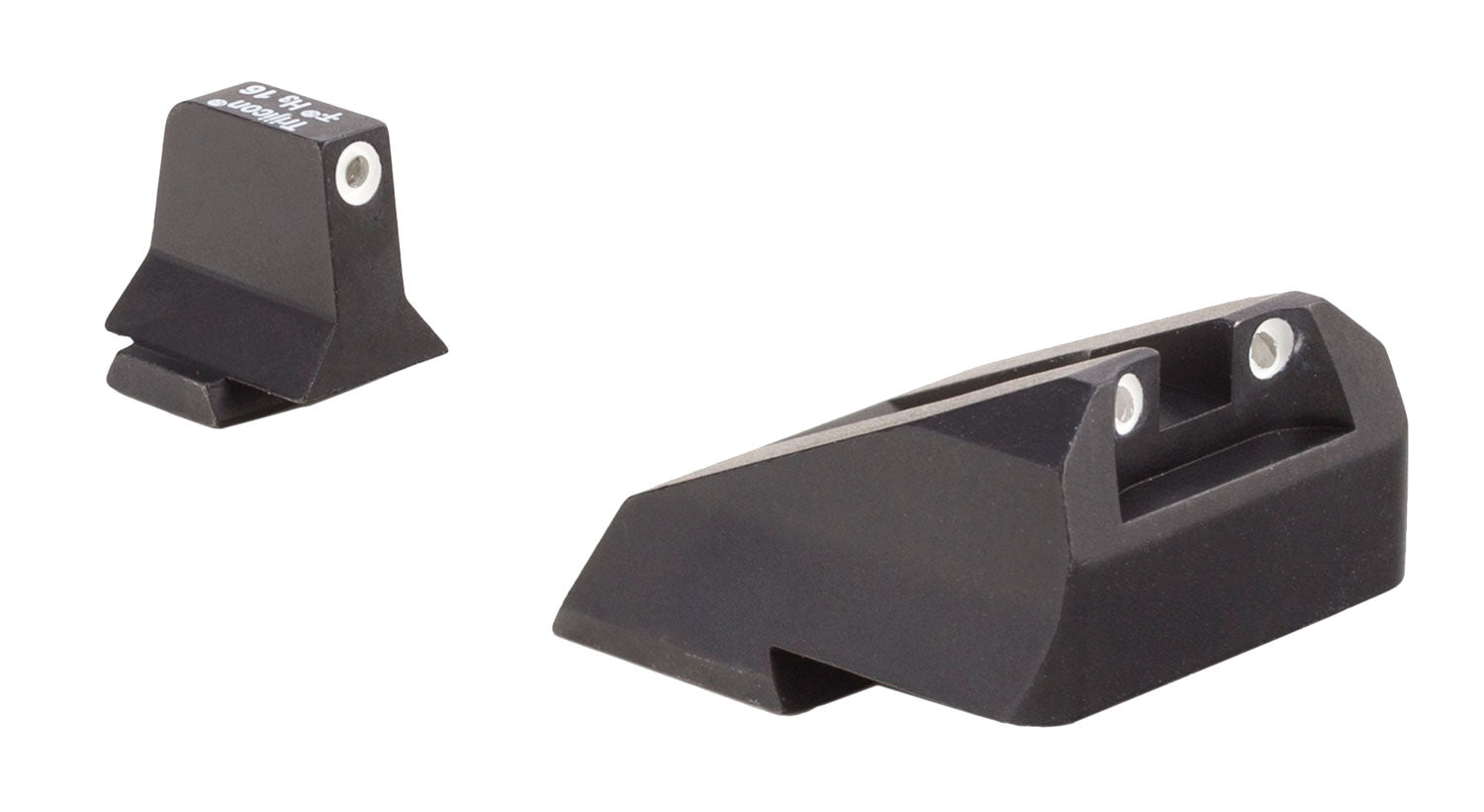 Trijicon Suppressor Height Tritium Night Sights White Outline Front & Rear for Smith & Wesson M&P Series