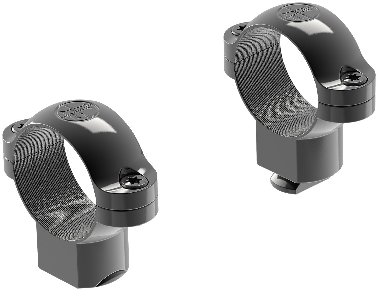 Leupold 49903 1" High Standard Black Gloss Scope Ring Mounts