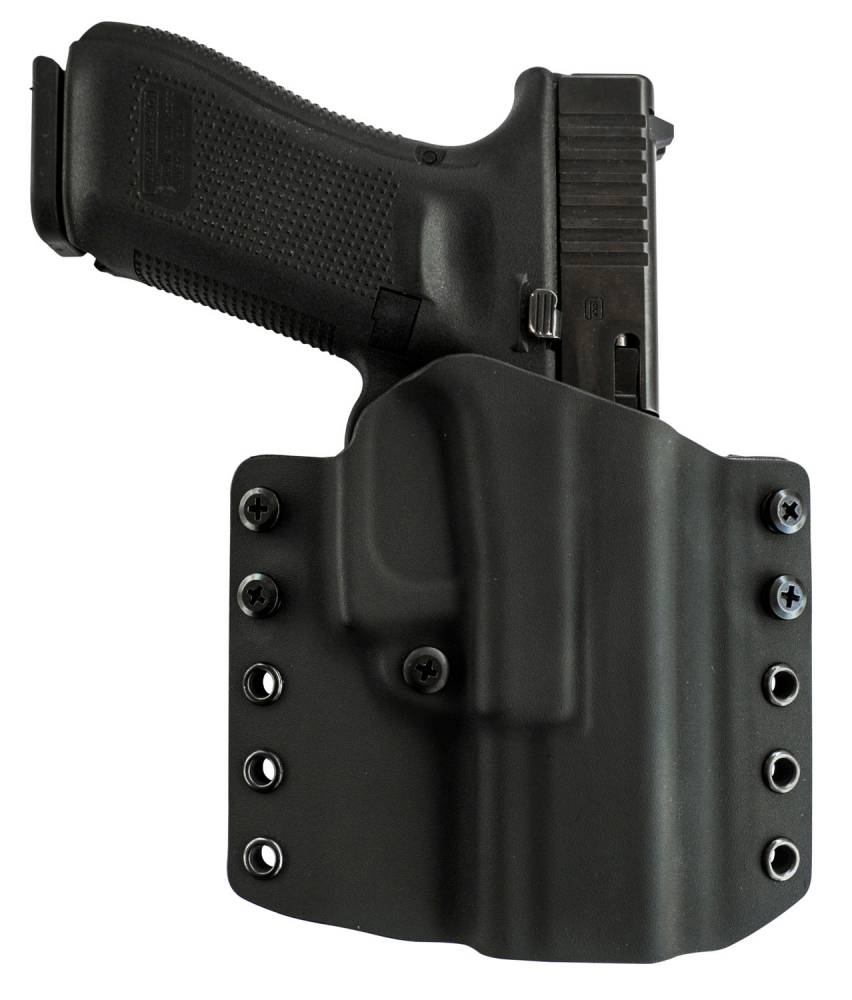 Comp-Tac Warrior Outside Waistband Kydex Holster for Glock 17 Gen 5 RH Black