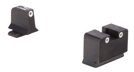 Trijicon Suppressor Height Tritium Night Sights White Outline Front & Rear for Springfield Armory XD Series