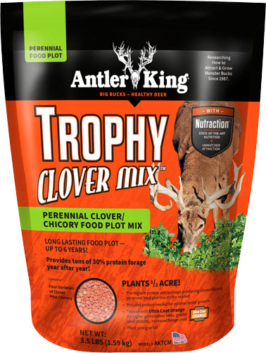 Antler King Trophy Clover 3.5lb Spring & Fall Perennial Food Plot Seed - 1/2 Acre