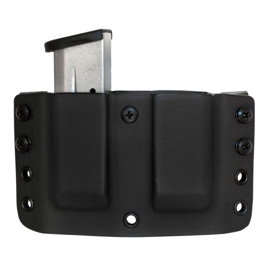 Comp-Tac Twin Warrior Magazine Pouch OWB Kydex M&P Shield 9mm 40 Black