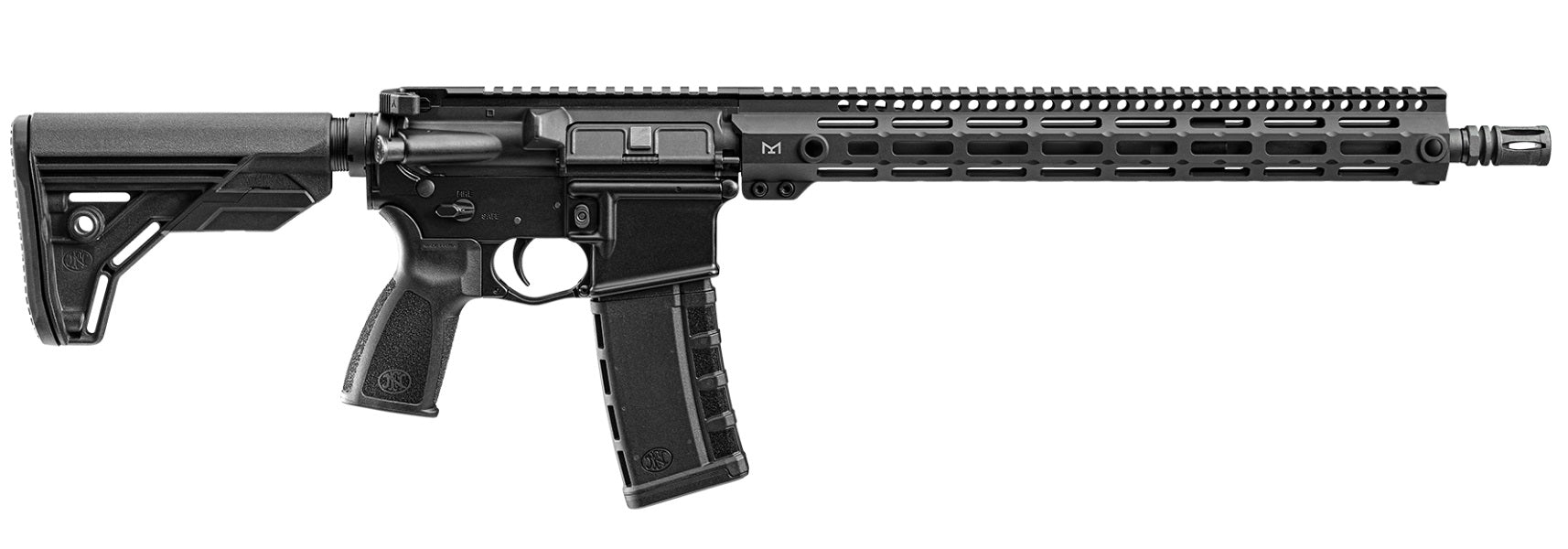 FN 36100658 FN 15 Tac3 Duty 5.56x45mm NATO 16" Chrome-Lined Barrel 30+1, Black Anodized Rec/Lightweight, 15" M-LOK Handguard, Black 6 Position Collapsible Stock, Optics ready
