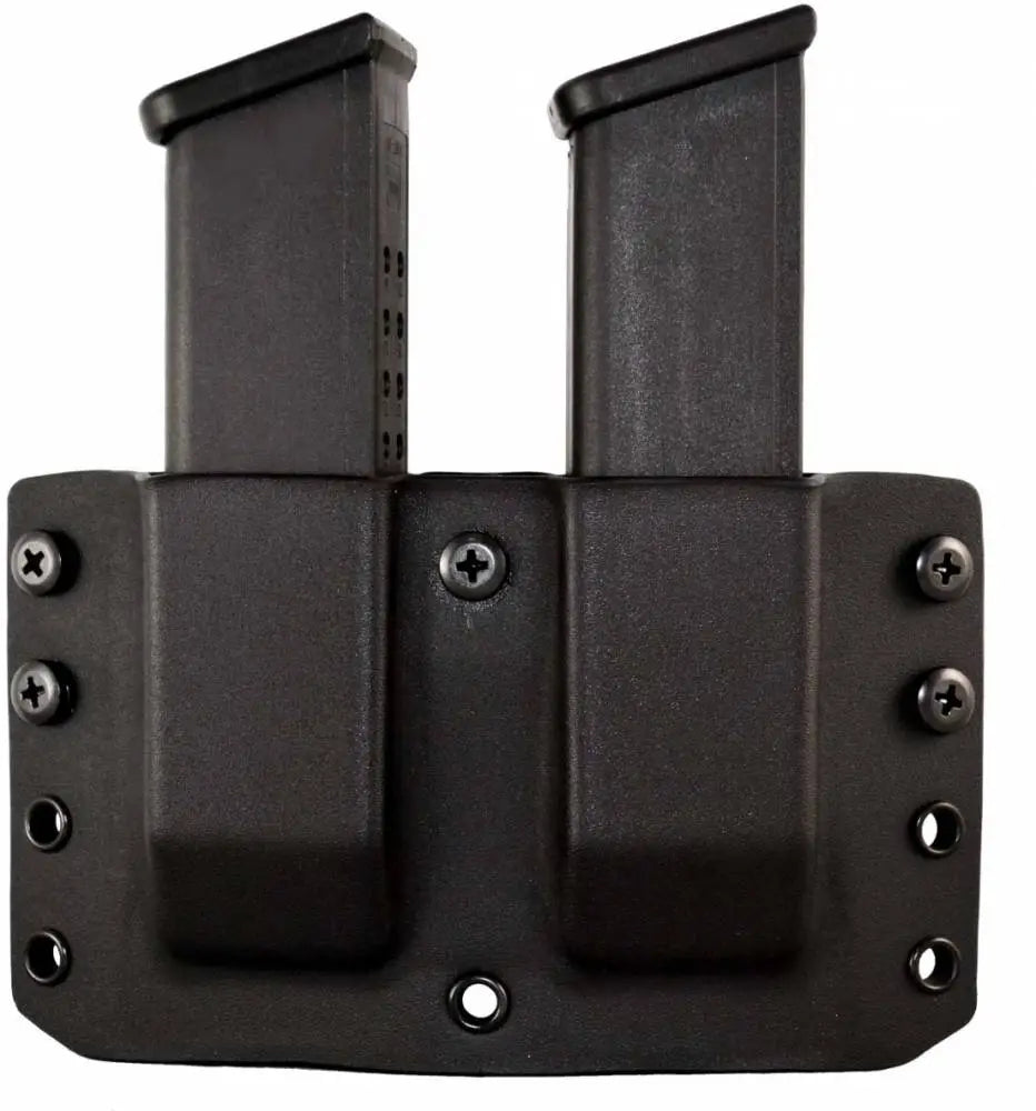 Comp-Tac Twin Warrior Magazine Pouch OWB Kydex #11 Beretta CZ SIG Springfield PPQ Black